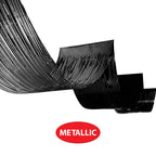 Buy 1-Ply Metallic Fringe Ceiling Curtain- Black for only $7.99 by Beistle