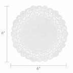 Buy Hygloss 6" White Paper Round Doilies (36 count) for only $4.49 byHygloss