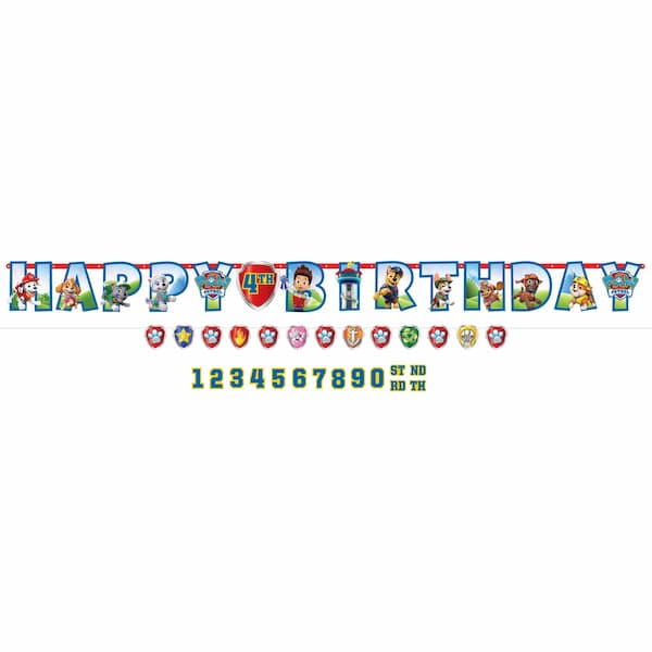 Buy Paw Patrol Personalized Jumbo Letter Banner Kit for only $10.67 byAmscan