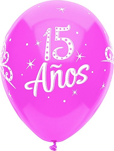 Buy 15 Anos Around 12 inch Latex Balloons 6ct for only $1.89 byPioneer Balloons