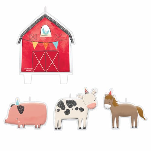 Barnyard Birthday Candle Set