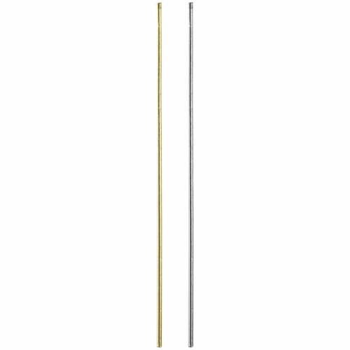 Buy 7" Sparkling Thin Birthday Candle - Silver & Gold 18 per pack for only $4.28 byAmscan