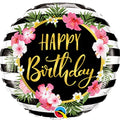 Buy 18" BIRTHDAY HIBISCUS STRIPES for only $2.98 by[product_brand]