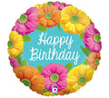 Buy 18" Bright Birthday Blooms Foil Mylar Balloon for only $9.99 by[product_brand]