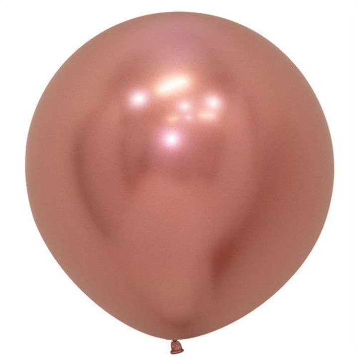 Sempertex 24" Reflex Rose Gold Latex Balloons (10 count)