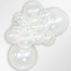 Sempertex 24" Crystal Clear Latex Black Balloons (10 count)