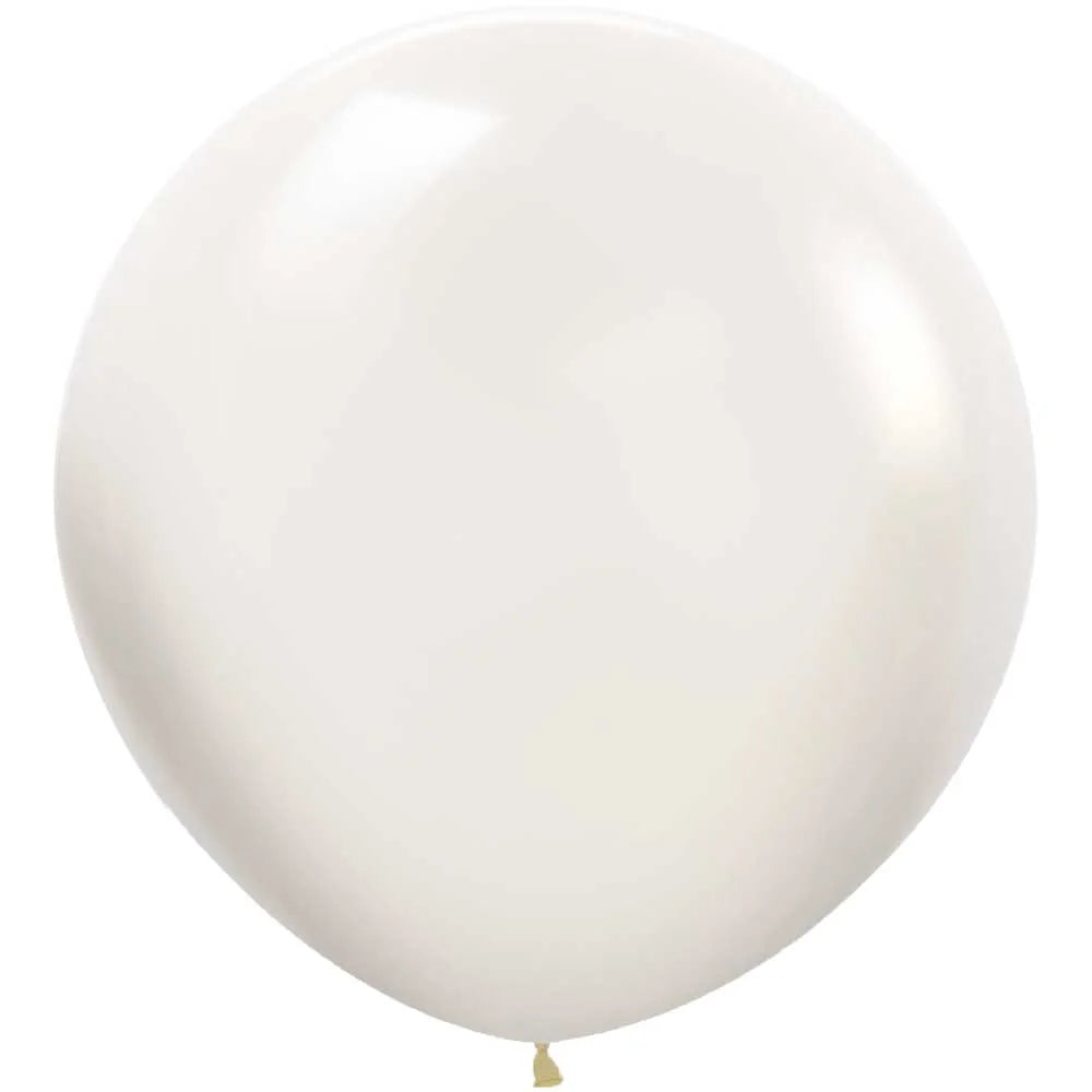 Sempertex 24" Crystal Clear Latex Black Balloons (10 count)