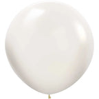 Sempertex 24" Crystal Clear Latex Black Balloons (10 count)