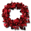 Buy 25' Festive Wire Garland with Cutout Heart Shapes - Red for only $4.99 byForum