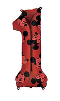 Buy 26" Mid Size Mickey Mouse 1 Forever Birthday Party Mylar Balloon for only $13.99 by Anagram