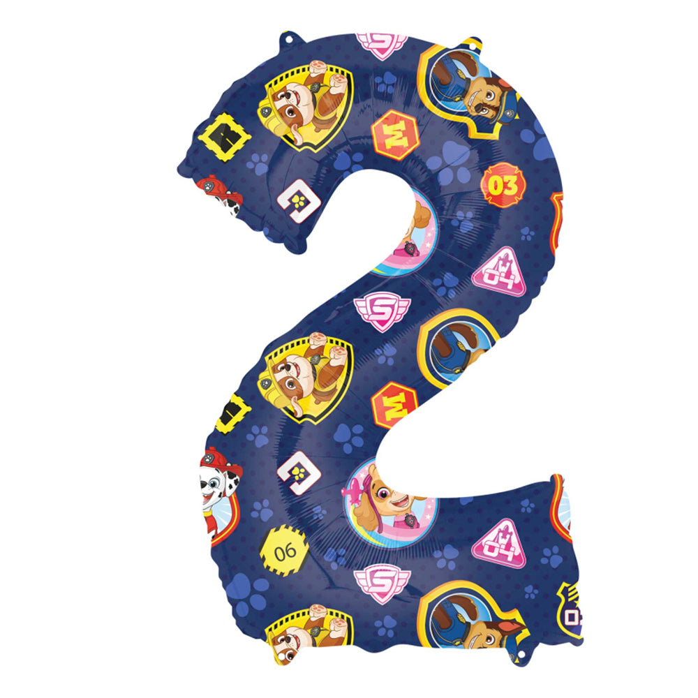 Buy 26" Number 2 Paw Patrol Print Foil Balloon for only $6.99 by Anagram