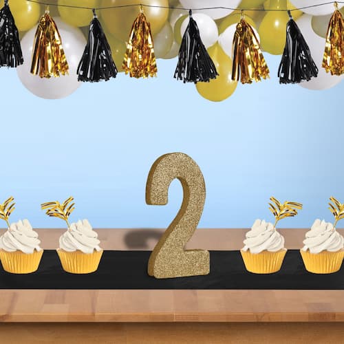 Buy 3-D Glittered "2" Centerpiece for only $4.99 by Beistle