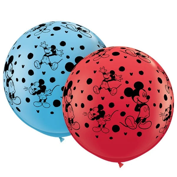 Qualatex 36" Mickey Mouse Latex Balloons (2 count)