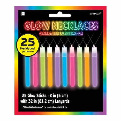 Buy Glow Stick Necklaces 2"  (25 count) for only $9.69 byAnagram