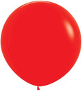 Sempertex 18inch Fashion Red Latex Balloons (6count)