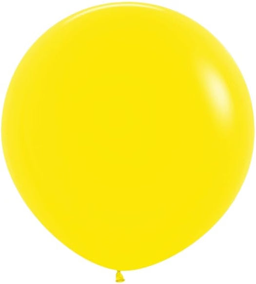 Sempertex 18inch Fashion Yellow Latex Balloons (6count)