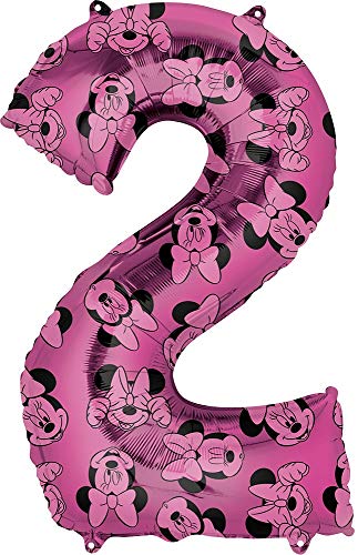 Buy 33" Anagram Number 2 Pink Minnie Mouse Foil Balloon for only $7.59 byAnagram