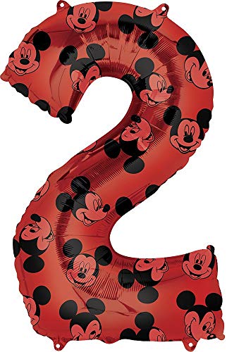 Buy 33" Number 2 Red Mickey Mouse Foil Balloon for only $7.58 byAnagram