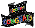 Buy 36" Congrats Grad Banner Shape Foil Balloon for only $8.99 by[product_brand]