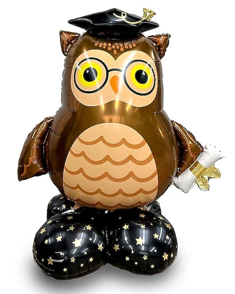 Buy 44" Airloonz Grad Wise Owl Foil Balloon for only $19.99 by Anagram