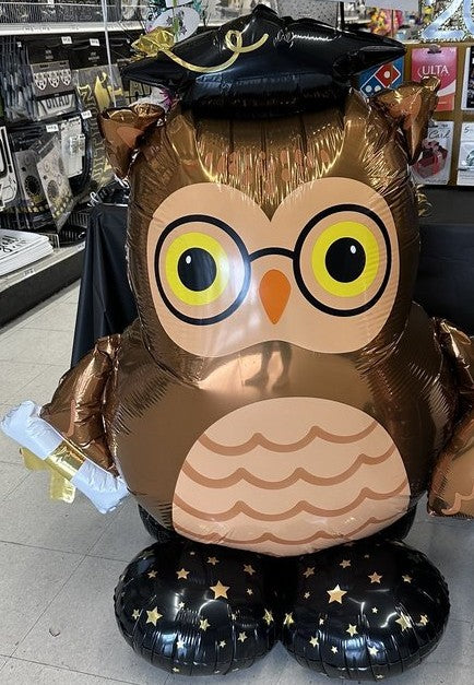 Buy 44" Airloonz Grad Wise Owl Foil Balloon for only $19.99 by Anagram