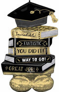 Buy 45" Stacked Books Graduation Airloonz Foil Air Balloon for only $19.99 by Anagram