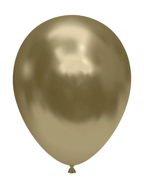 Buy 5" Golden Gold Chrome Like Tuftex Effects Latex Balloons (50 Per Bag) for only $8.99 by Tuftex