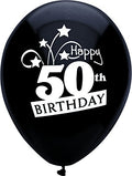 Buy 50th Birthday Shooting Stars 12inch Latex Balloons 8ct for only $3.79 byPioneer Balloons