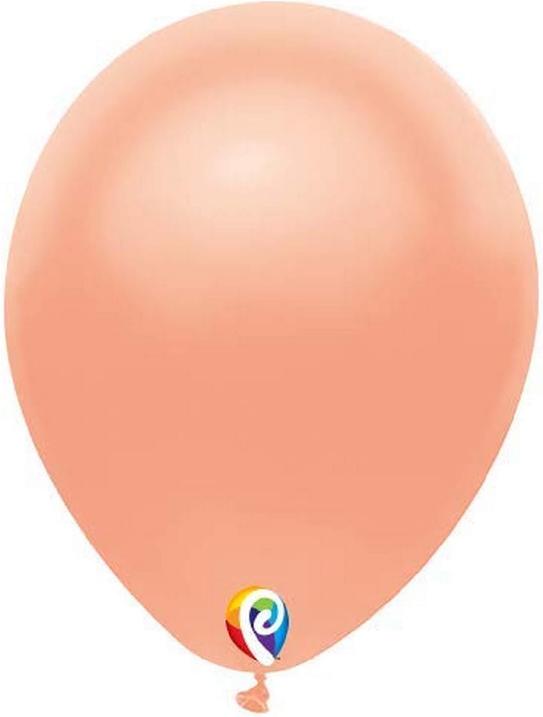 PartyMate Rose Gold 5" Latex Balloons (50 count)