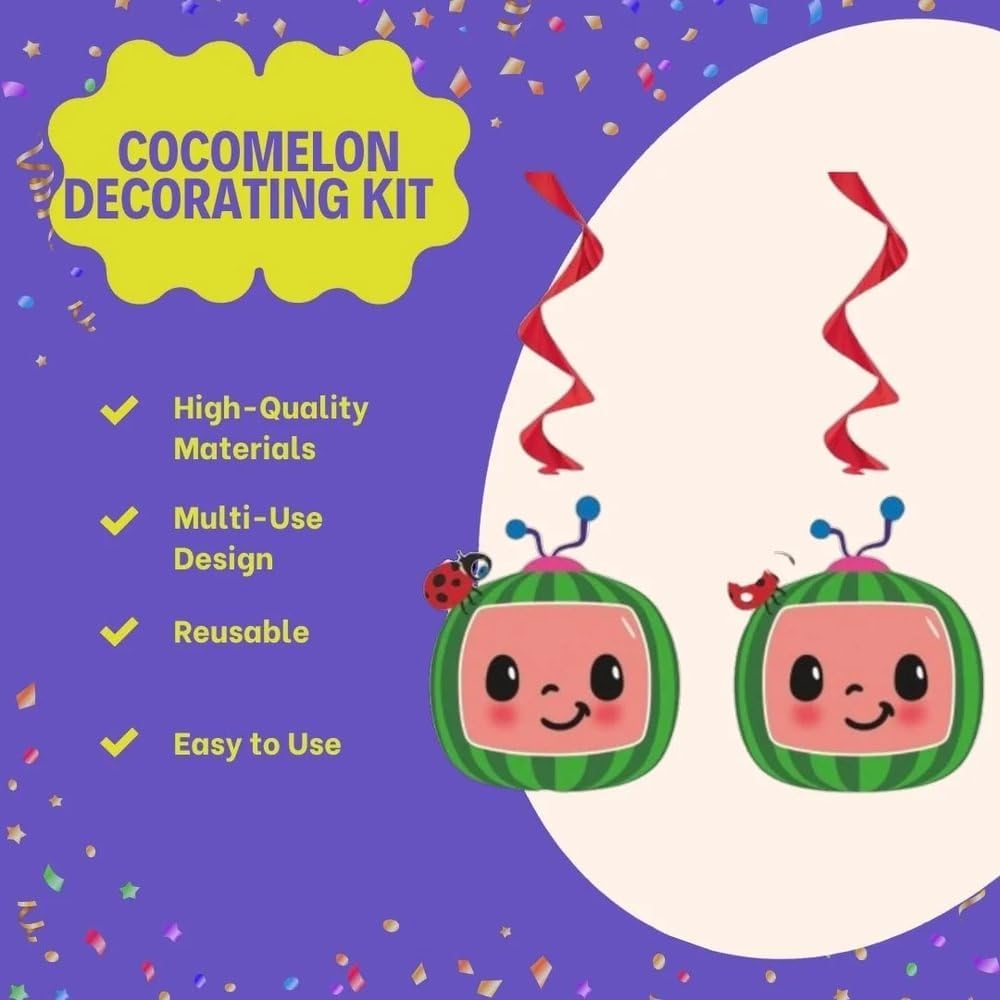 Cocomelon Decorating Kit  7pc