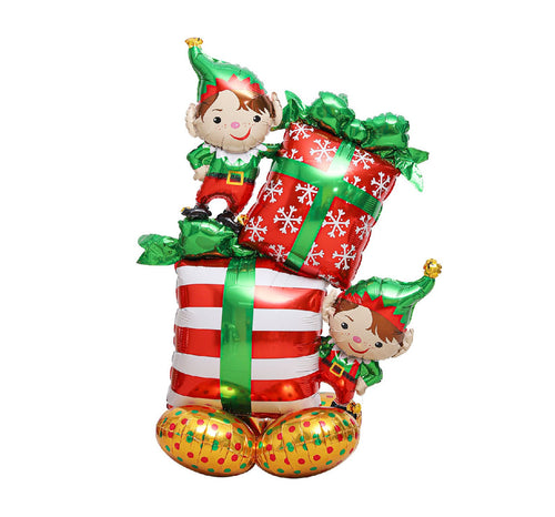 Buy 53" Christmas Elves Elf on Shelf Present Airloonz Air-filled Foil Balloon Holiday Party for only $19.99 byAnagram