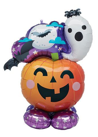 Buy 53" Fun & Spooky Ghost & Pumpkin Airloonz Foil Mylar Balloon for only $14.99 by Anagram