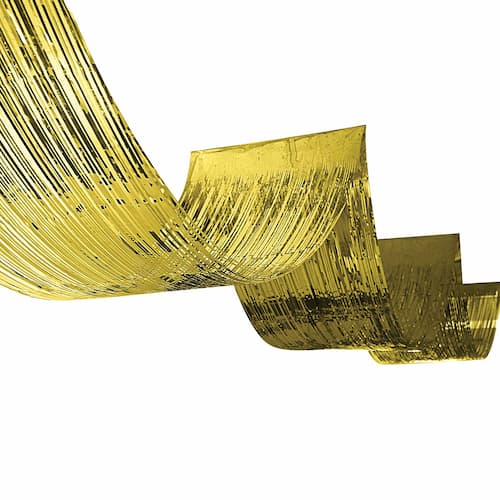 Buy 1-Ply Metallic Fringe Ceiling Curtain- Gold for only $6.79 byBeistle