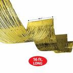 Buy 1-Ply Metallic Fringe Ceiling Curtain- Gold for only $6.79 byBeistle