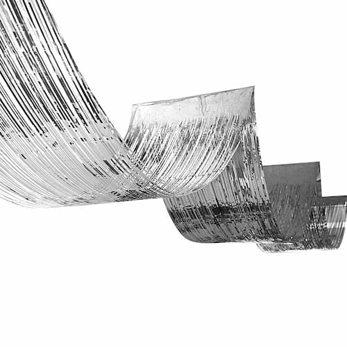 Buy 1-Ply Metallic Fringe Ceiling Curtain- Silver for only $6.79 byBeistle