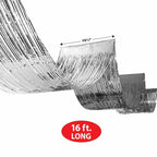Buy 1-Ply Metallic Fringe Ceiling Curtain- Silver for only $6.79 byBeistle