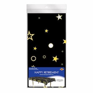 Buy Metallic Happy Retirement Tablecover for only $7.23 byBeistle
