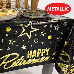 Buy Metallic Happy Retirement Tablecover for only $7.23 byBeistle