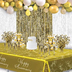 Buy Metallic Happy Anniversary Tablecover for only $7.23 byBeistle