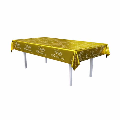 Buy Metallic Happy Anniversary Tablecover for only $7.23 byBeistle