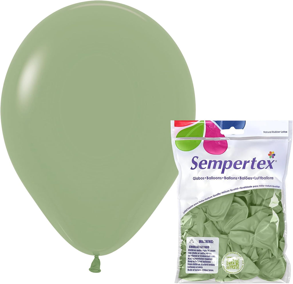 Sempertex 11" Deluxe EucalyptusLatex Balloons (25count)