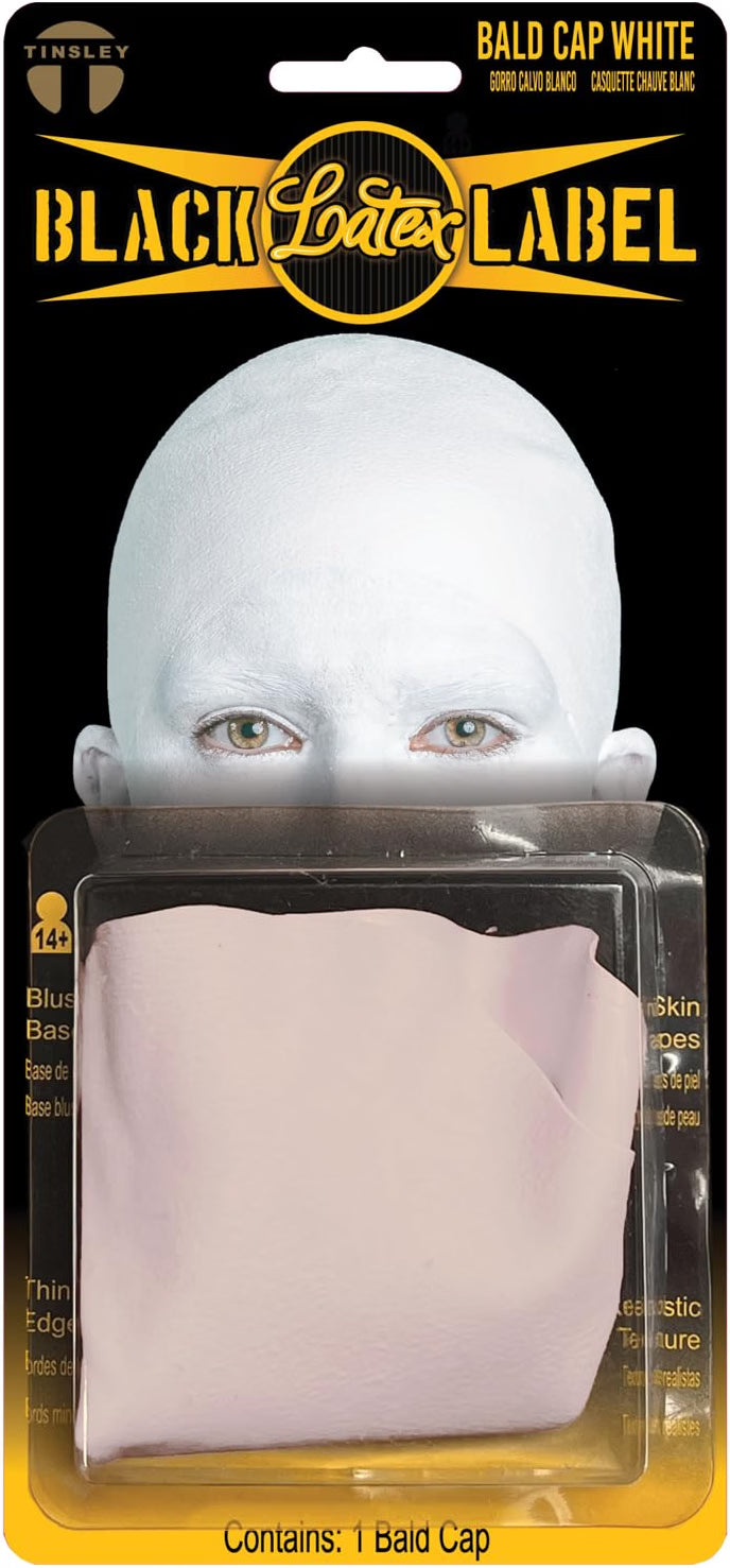 White Bald Cap