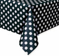 Buy Black Dots Rectangular Plastic Table Cover 54" x 108" for only $2.69 byUnique
