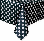Buy Black Dots Rectangular Plastic Table Cover 54" x 108" for only $2.69 byUnique
