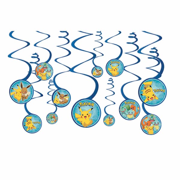 Buy Pokemon™ Spiral Decorations for only $8.09 byAmscan