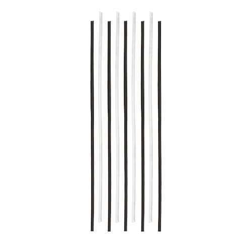Buy 7" Sparkling Birthday Candles - Black and White 18 per pack for only $4.75 by Amscan