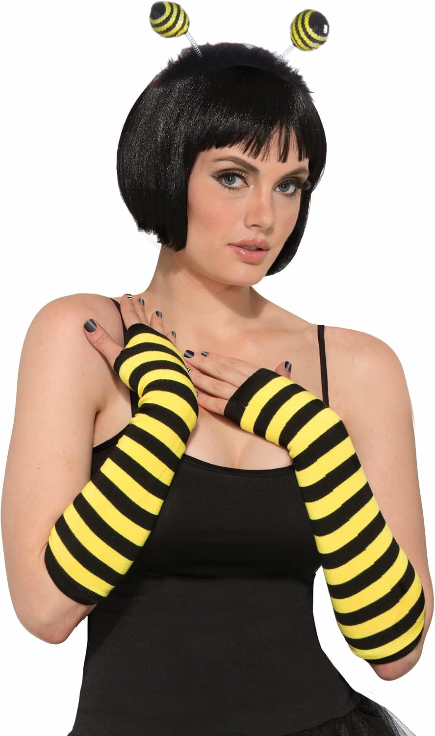 Bumble Bee Fingerless Gloves