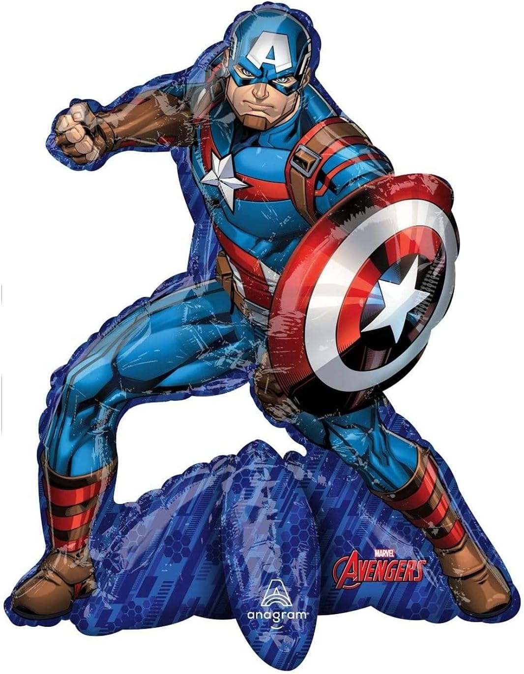 Captain America Airloonz 26" Air-Filled Foil Table Top Balloon – Avengers Party