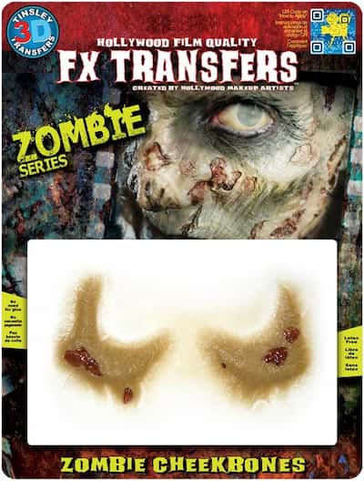 Tinsley Transfers Zombie Cheekbones – 3D FX Transfers