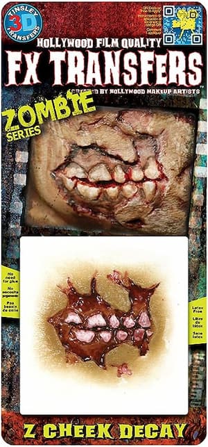 Tinsley Transfers Zombie Cheek Decay – 3D FX Transfers